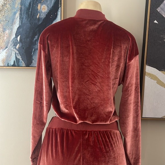 Topshop Velour Track Suit- Top is size 2 Pants are a size 8-10 - Picture 6 of 11